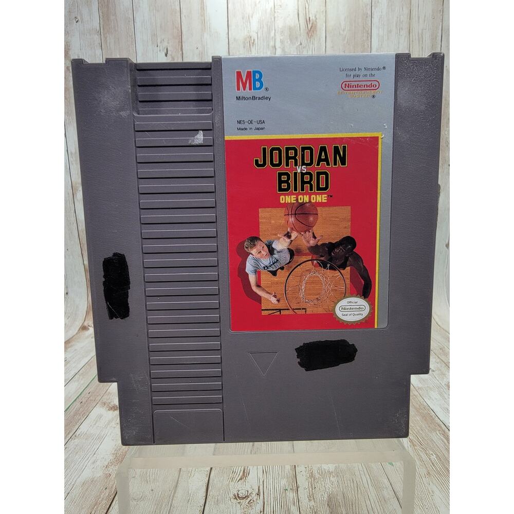Jordan vs Bird One On One NES Original Nintendo Authentic Game Cartridge Only